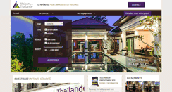 Desktop Screenshot of maison-thailande-immobilier.com